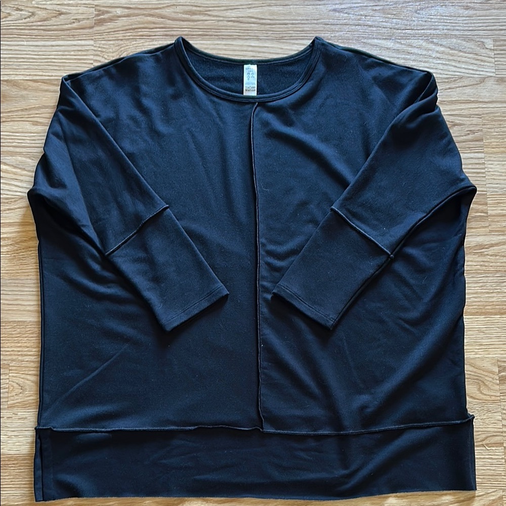 SPANX Black Long Sleeve Tee